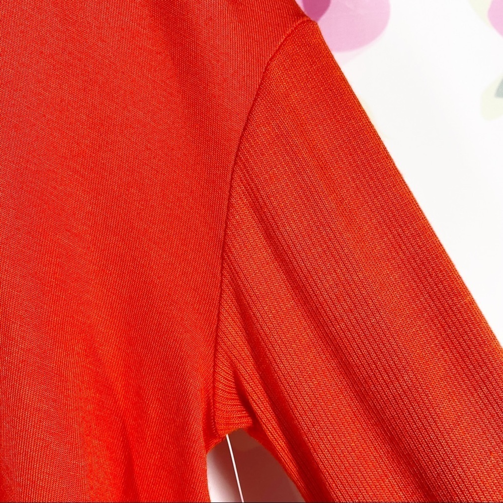 NWT Free People Moonshine Love Glare Orange Long Sleeve Tunic Top XS - Picture 10 of 14
